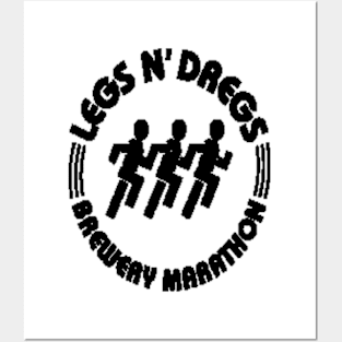 Legs n' Dregs Brewery Marathon Posters and Art